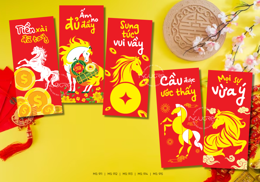 mẫu bao lì xì bính ngọ 2026