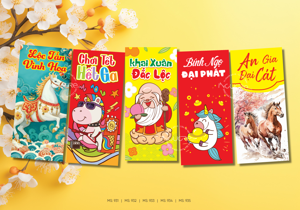 Mẫu Bao Lì Xì Dễ Thương