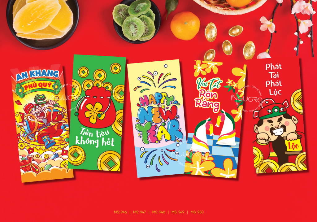 Mẫu Bao Lì Xì Vui Nhộn