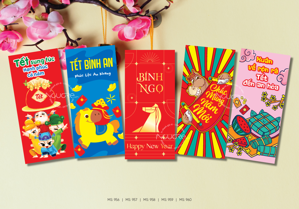 In bao lì xì tặng đối tác khách hàng